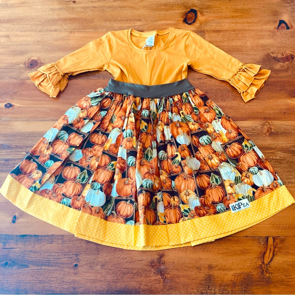 KPea Pumpkin Patch, Size 6Y dress, New with Tags